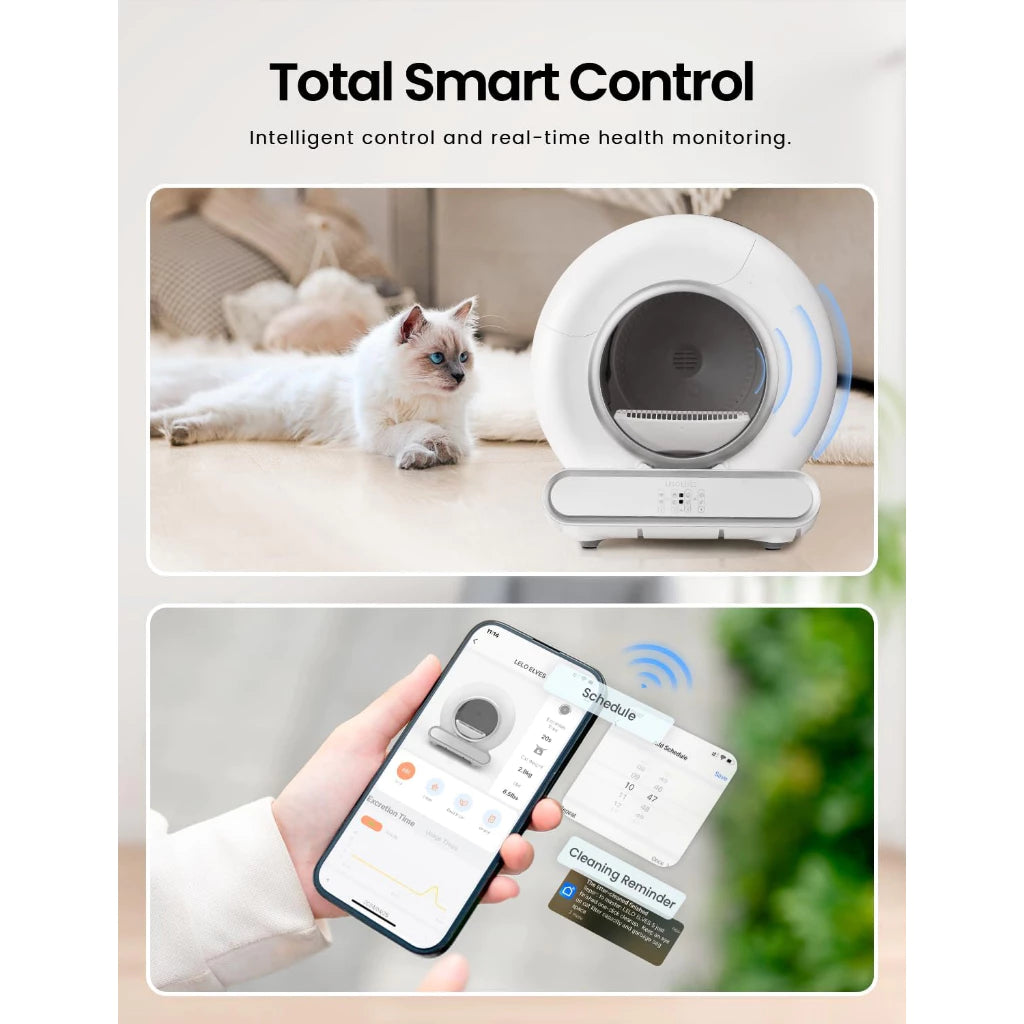 PetFresh360 Self-Cleaning Cat Litter Box - App Control