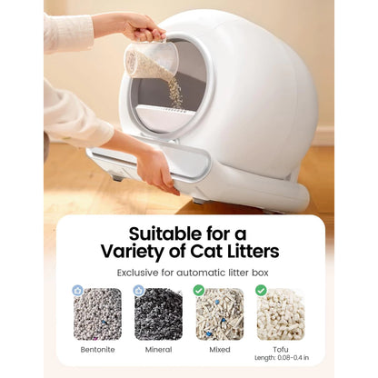 PetFresh360 Self-Cleaning Cat Litter Box - Litter Options